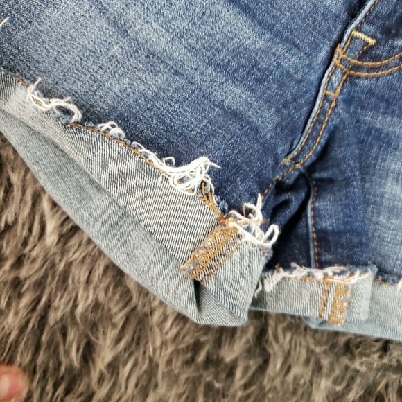 American Eagle SHORTIE Cutoff Jean Shorts - Picture 2 of 4